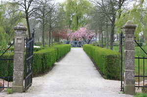 ingang van begraafplaats Noorddijk