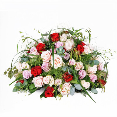 biedermeier van 40 of 60 cm groot - uit het bloementhema Ongetemde Schoonheid