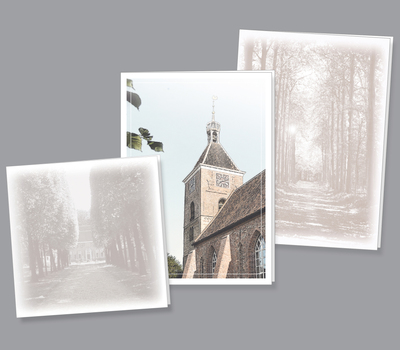 Uit onze collectie© - rouwkaarten Jacobikerk, Menkemaborg en Singel Menkemaborg