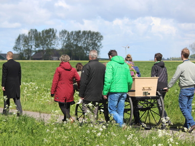 De loopkoets, een onderdeel te zien tijdens het open huis 