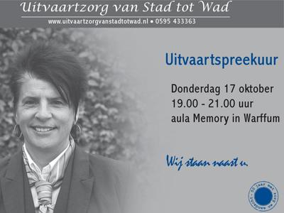 uitnodiging uitvaartspreekuur Warffum